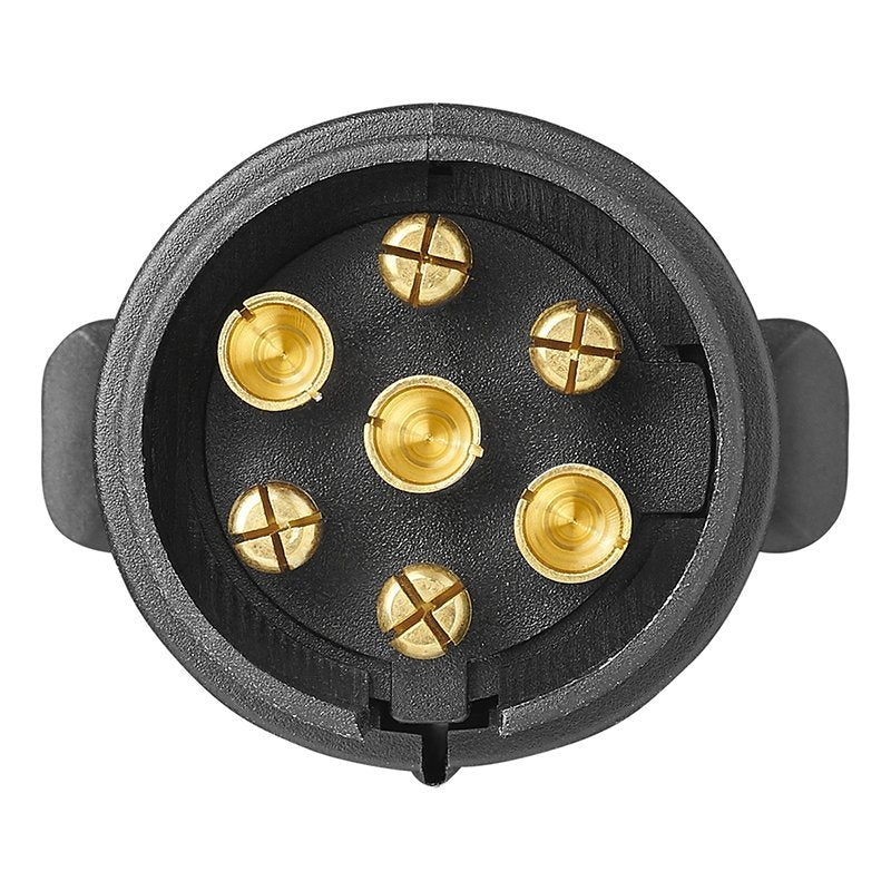 Plugg 7-polig PVC med honkoppling i blister