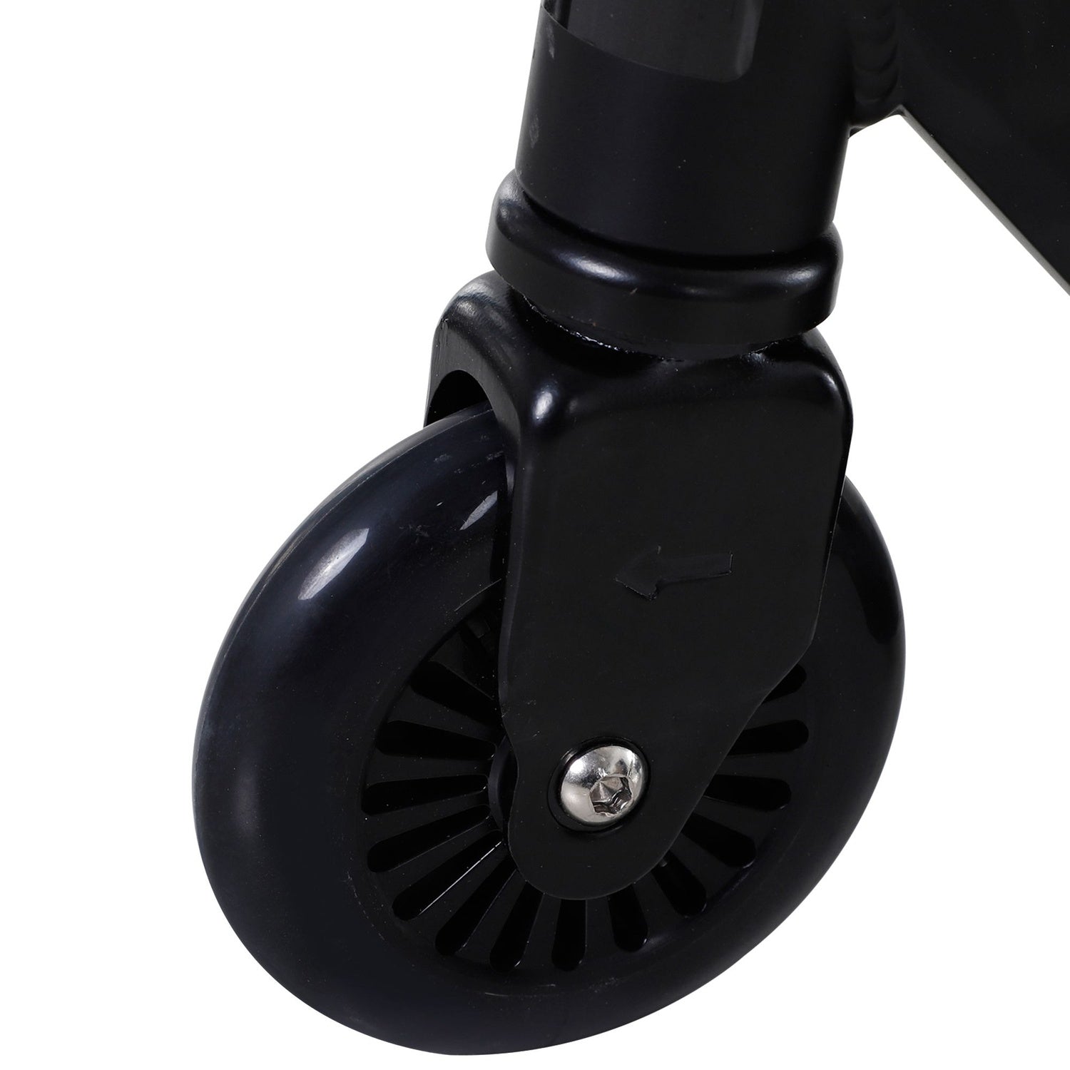 Freestyle stuntskoter med 100 mm PU-hjul, svart