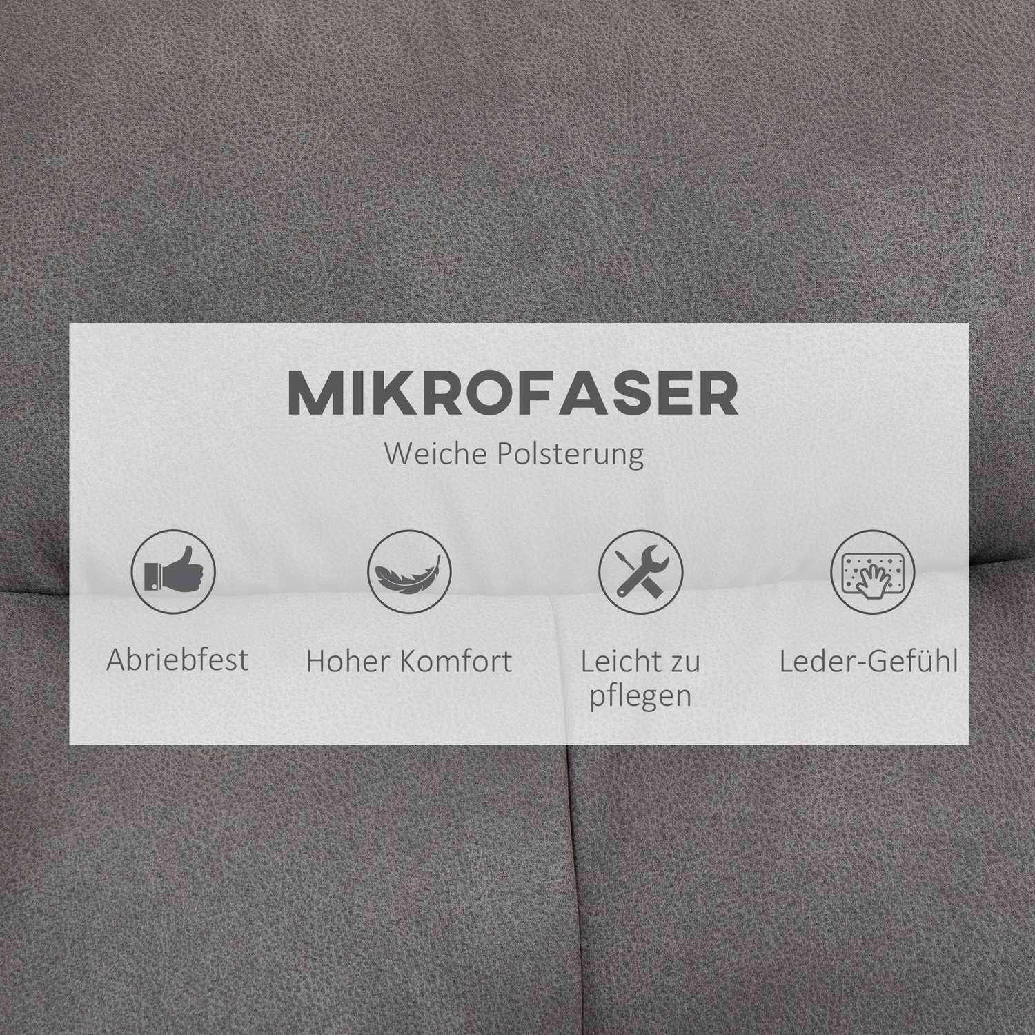 Liggande avkopplingsstolset med vridbar bas, mörkgrå