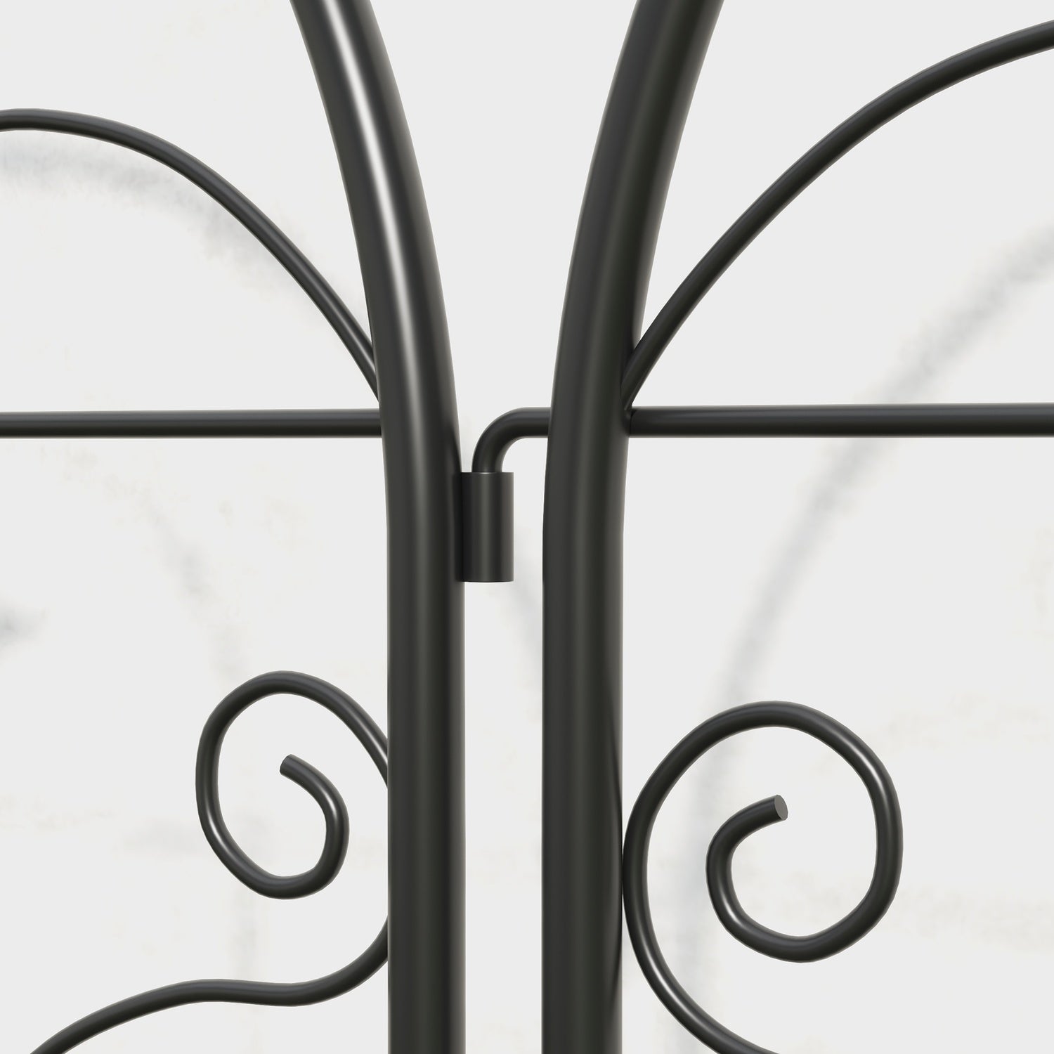 Rostsäker metallspaljéset för klätterväxter, 50x120 cm