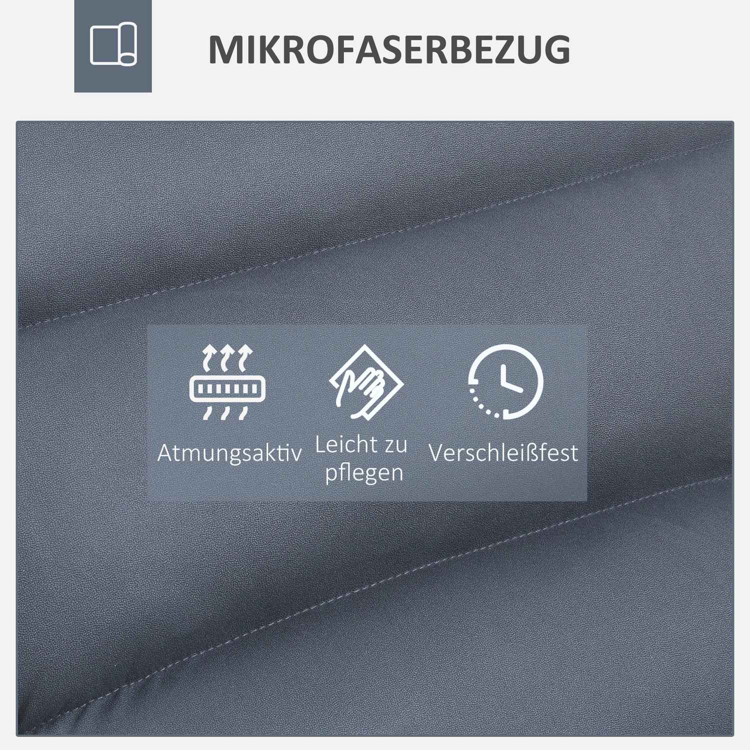 Roterande golvstol – 360° bas, justerbart ryggstöd, mörkgrå