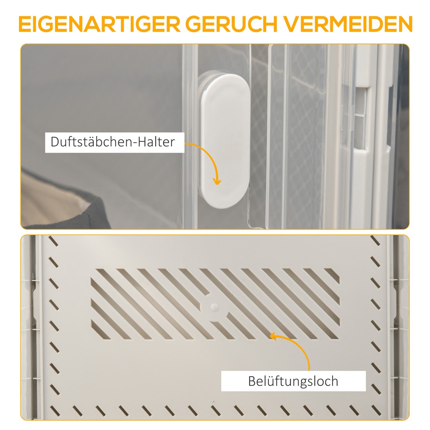 Transparenta skokartonger med magnetdörrar, passar upp till storlek 45