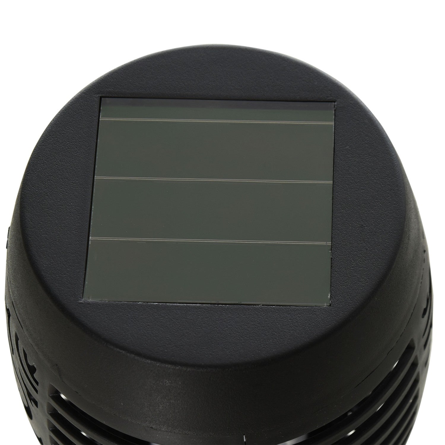 Set med 4 solar trädgårdslampor – 6-8H ljus, IP44, svart