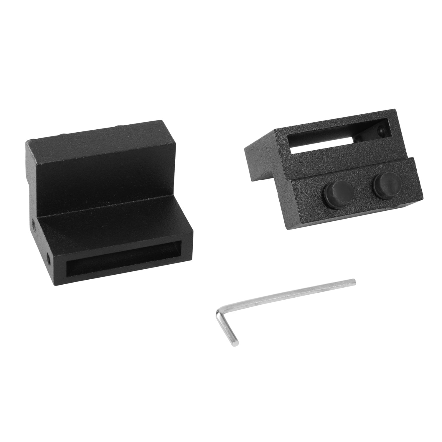 Skjutdörrsbeslagssats, 200 cm, Kolstål, Svart