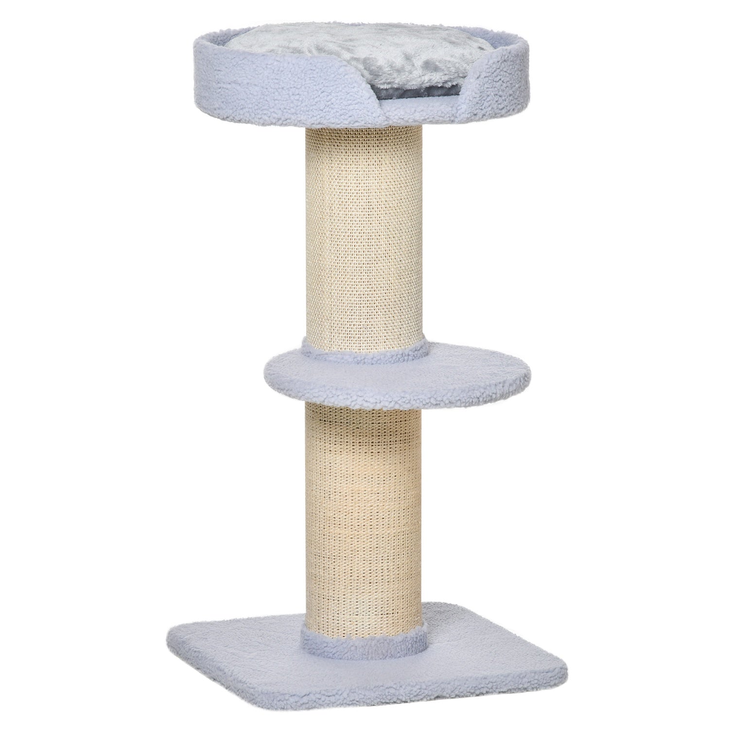 Ljusblå Sisal Cat Play Tree, 91cm, 30kg Kapacitet
