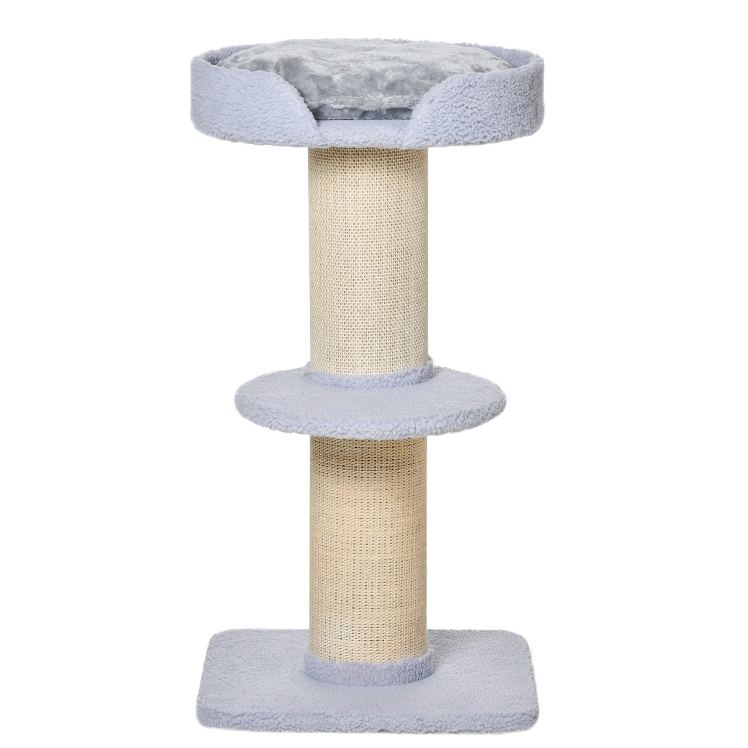 Ljusblå Sisal Cat Play Tree, 91cm, 30kg Kapacitet
