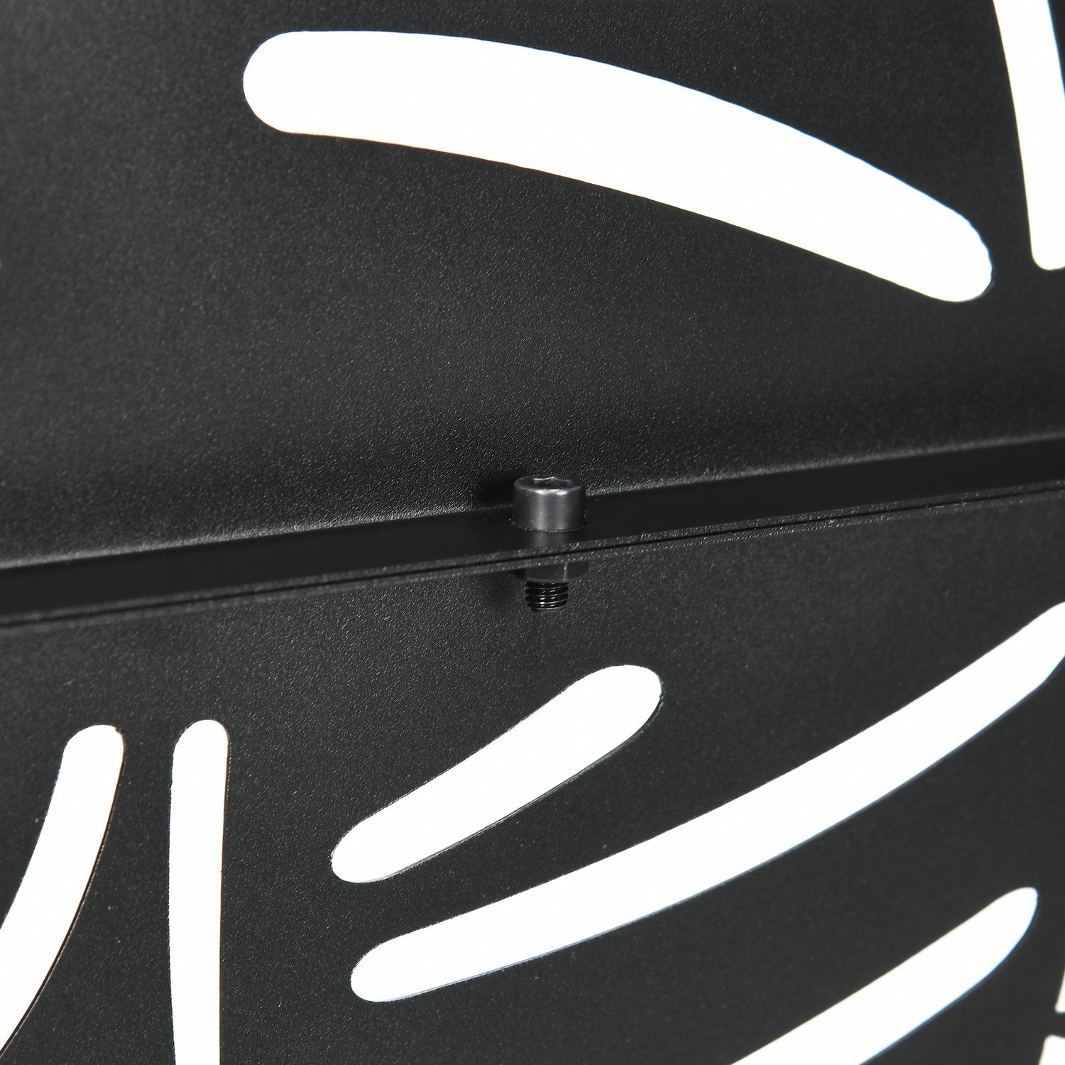 Skärmavdelare i stål – Willow Leaf, 122x198cm, Användning på uteplats