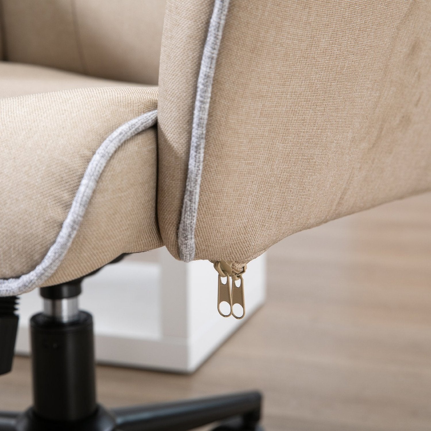 Ergonomisk vridbar kontorsstol, höjdjusterbart skum