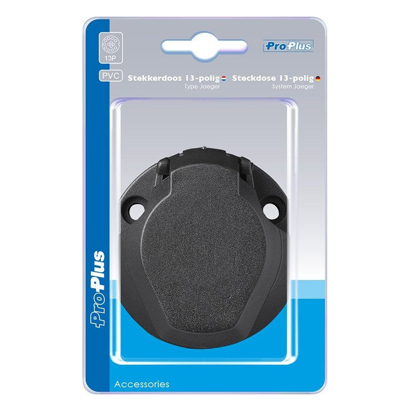 Sockel 13-stift PVC Jaeger typ i blister
