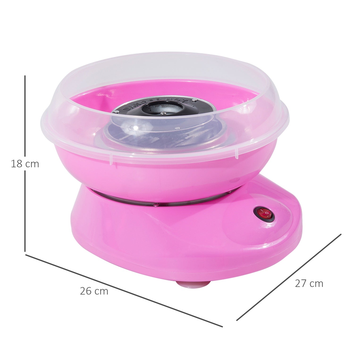 Sockervaddsmaskin – Pink Candy Floss Maker