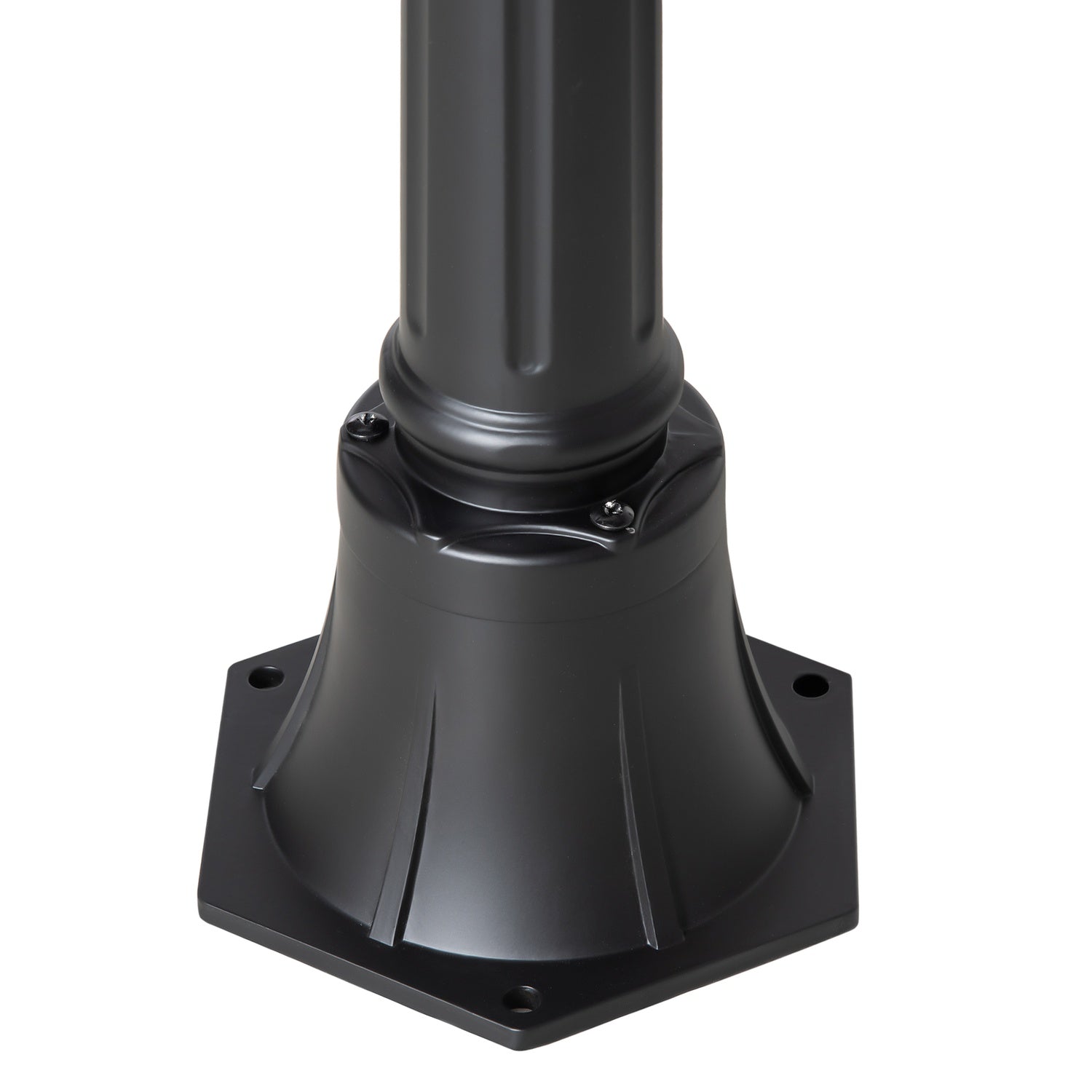 Solar Garden Path Light, 19 LED, 130 Lumen, Svart