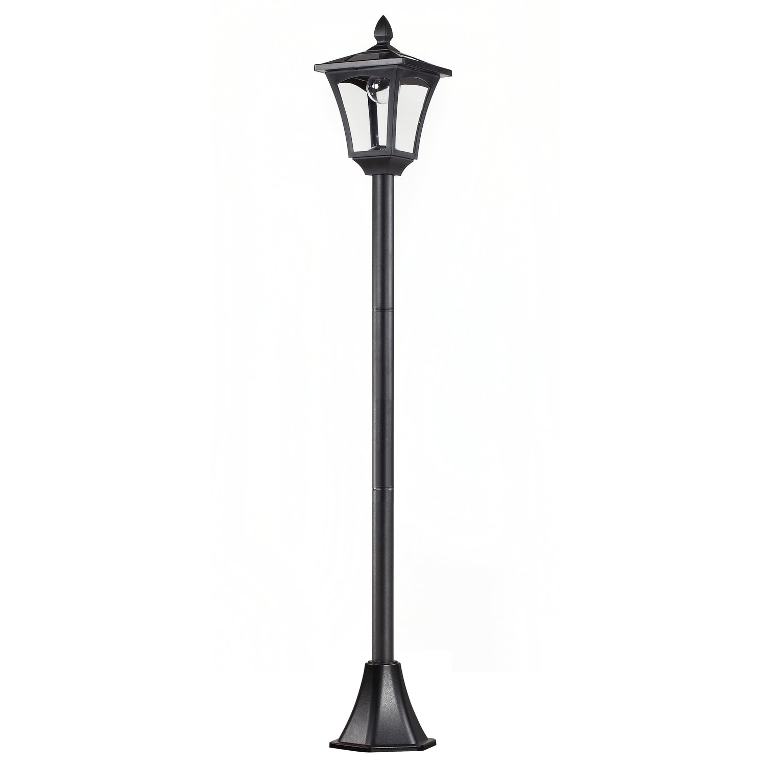 Solar LED Garden Path Light – 40 Lumen, svart, 160 cm