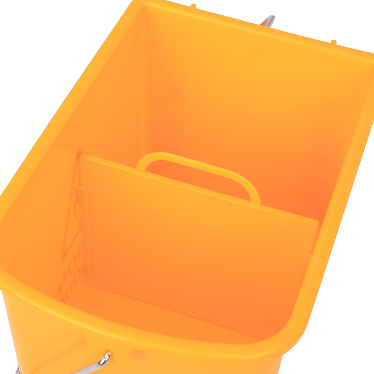 Mobil rengöringsvagn – 20L, tvåkammar, gul