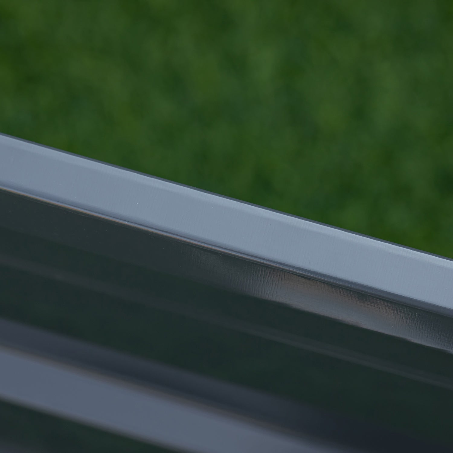 Stål XXL Upphöjd Garden Bed Planter Box, 183x47x40 cm