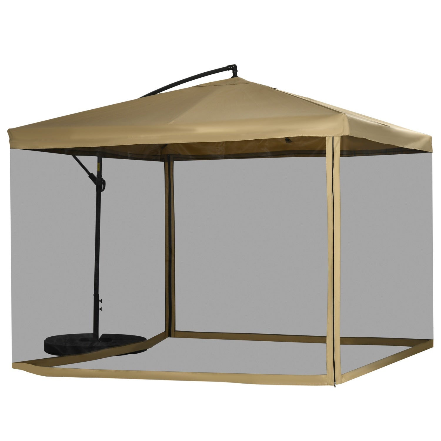 Stort fribärande paraply 296x296cm – Användning av trädgård och terrass