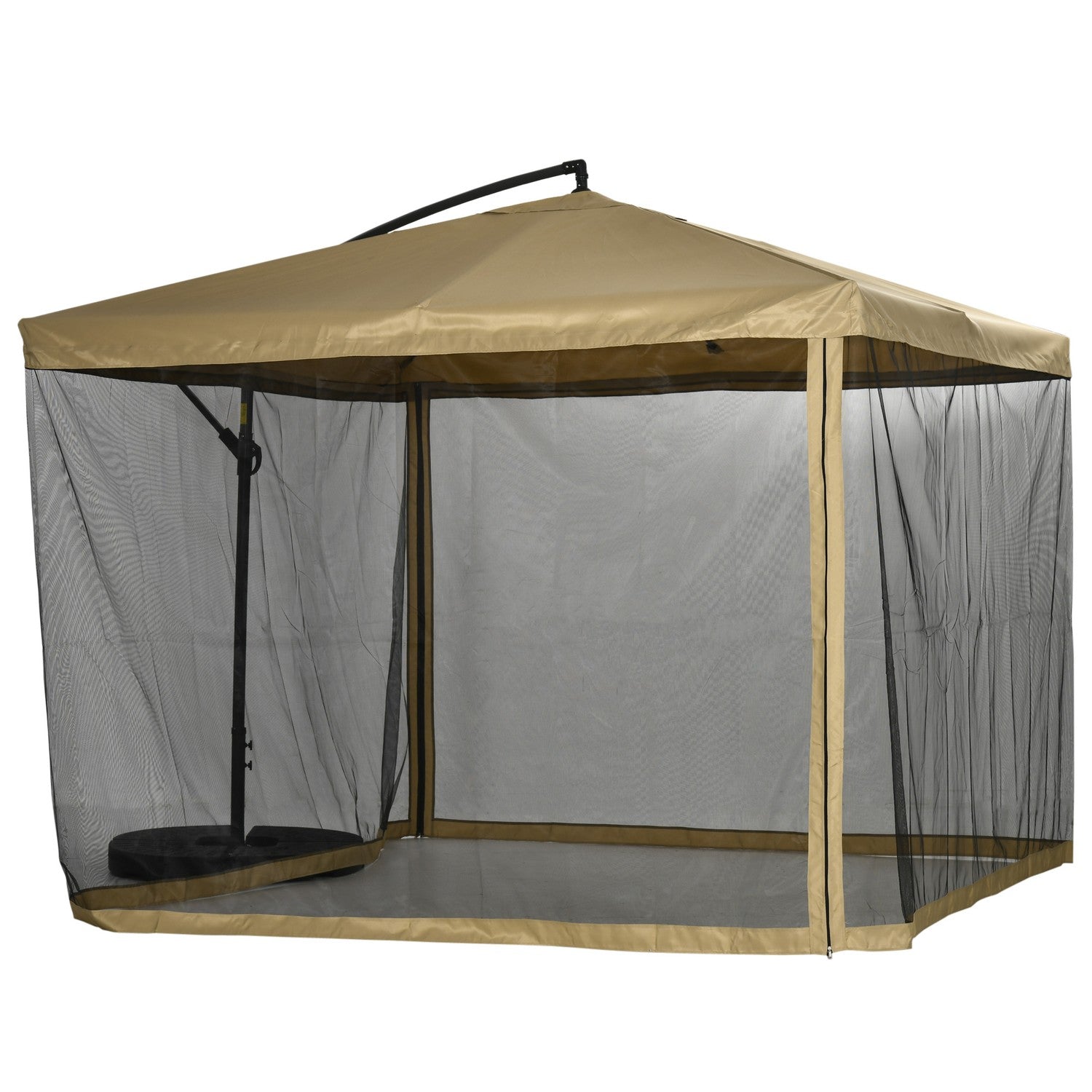 Stort fribärande paraply 296x296cm – Användning av trädgård och terrass