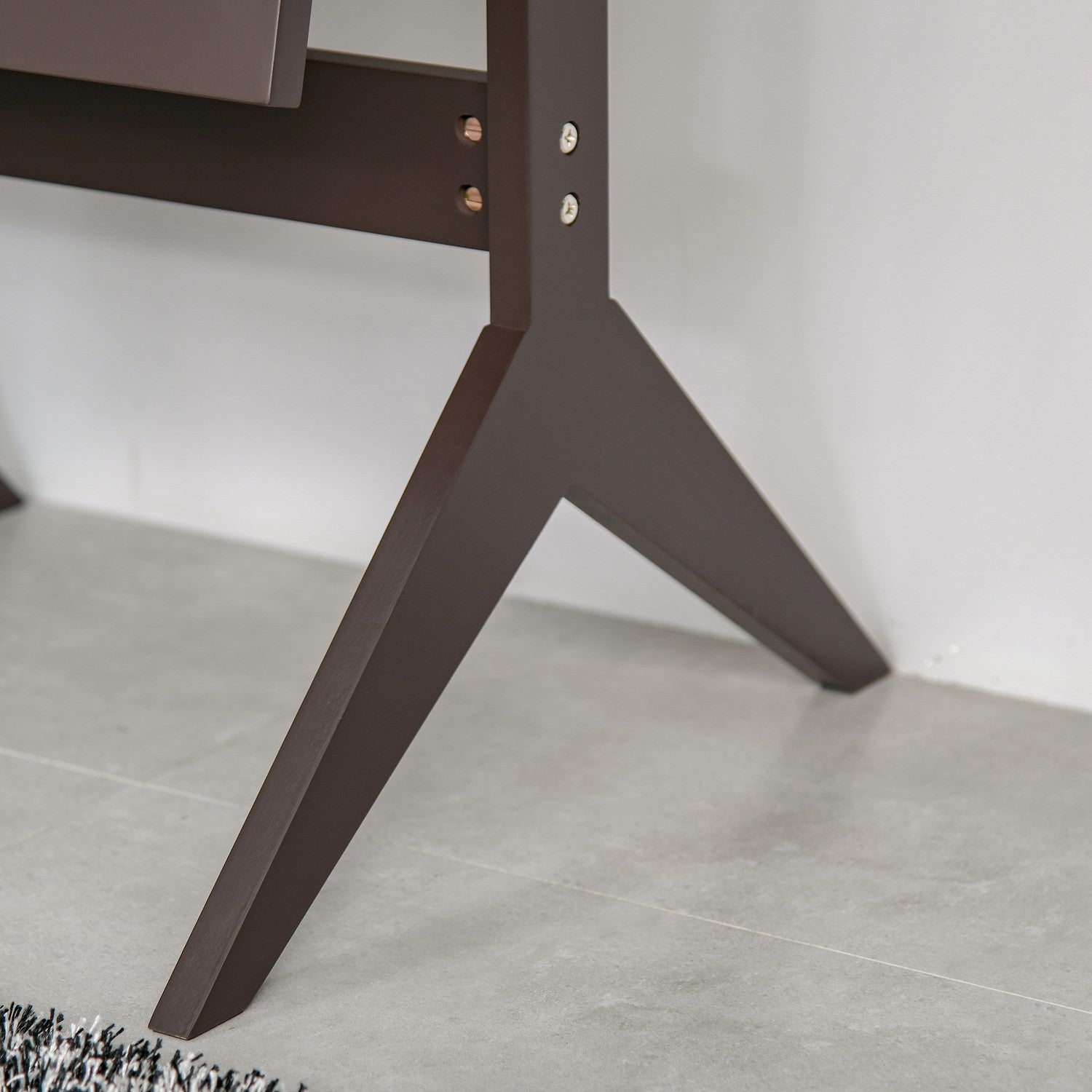 Stående hellängdsspegel, lättskött MDF, 47x46x148 cm