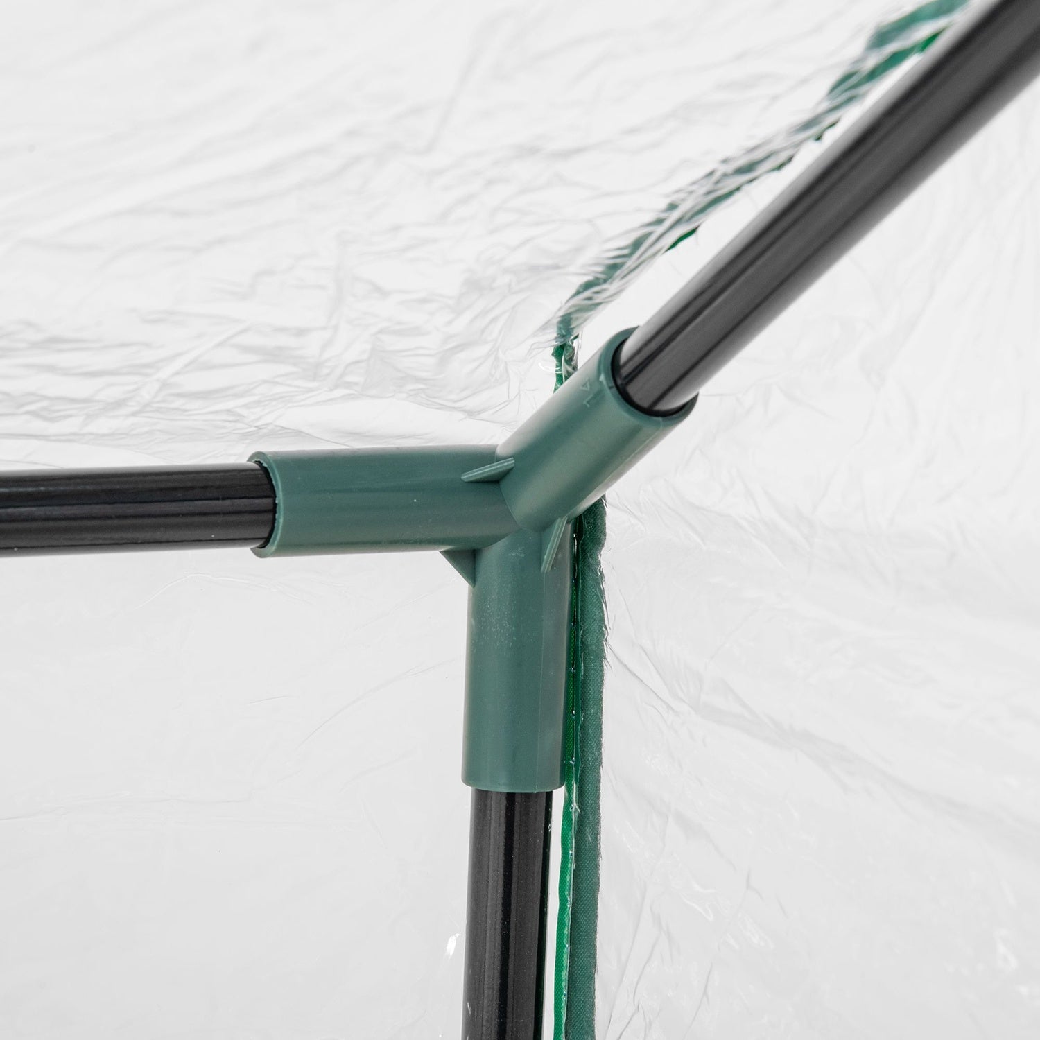 Transparent PVC-växthus med fönster – 120x60x60 cm