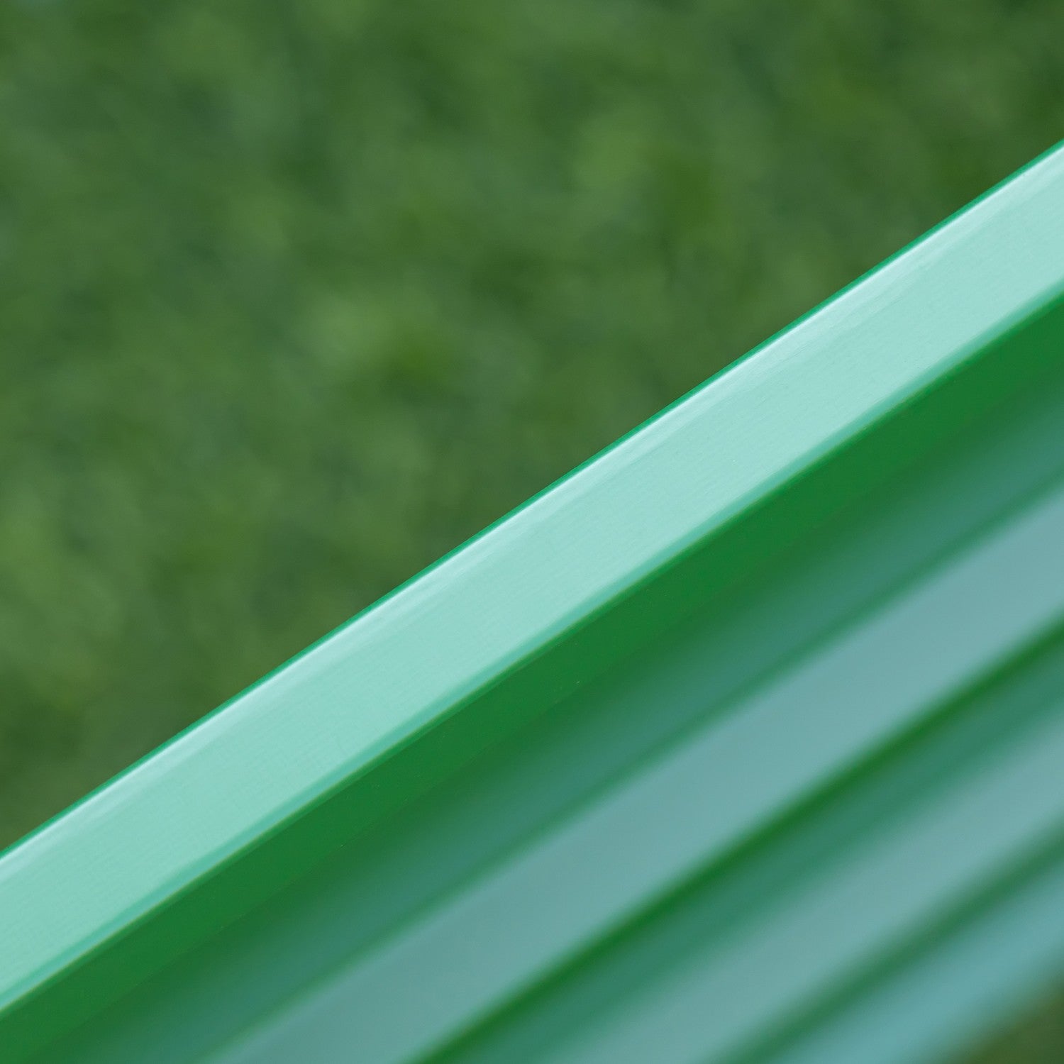 Trädgårdssäng i stål 183x47x40cm – Grön planteringslåda