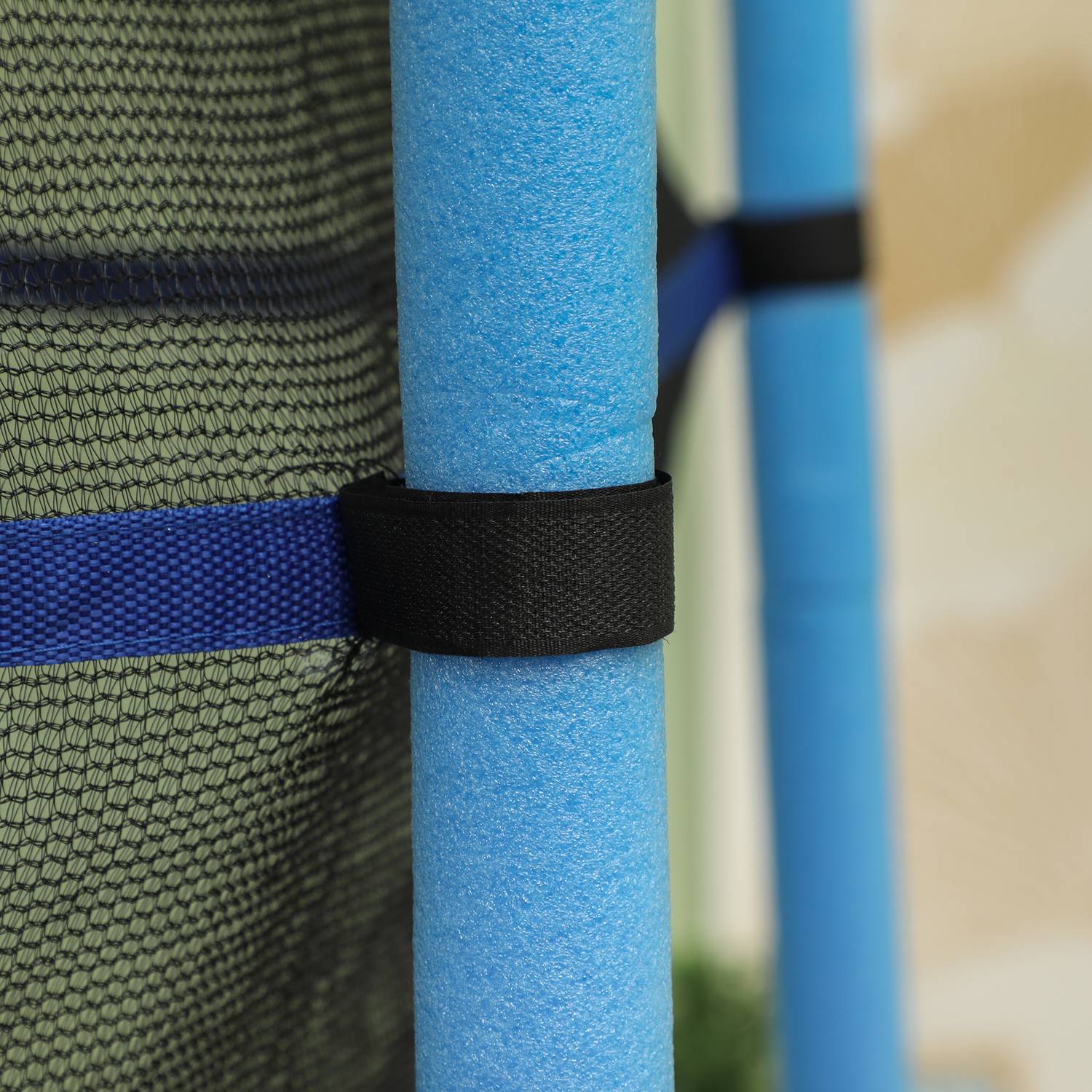 Trädgårdstrampolin för barn med skyddsnät Ø140 cm