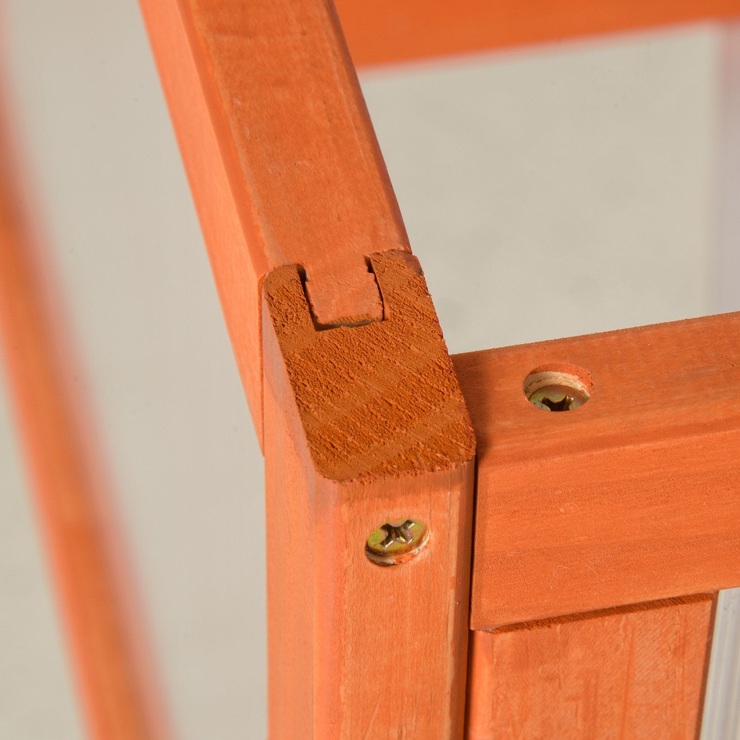 Trä kallstomme Växthus, väderbeständig, 90x46x40 cm