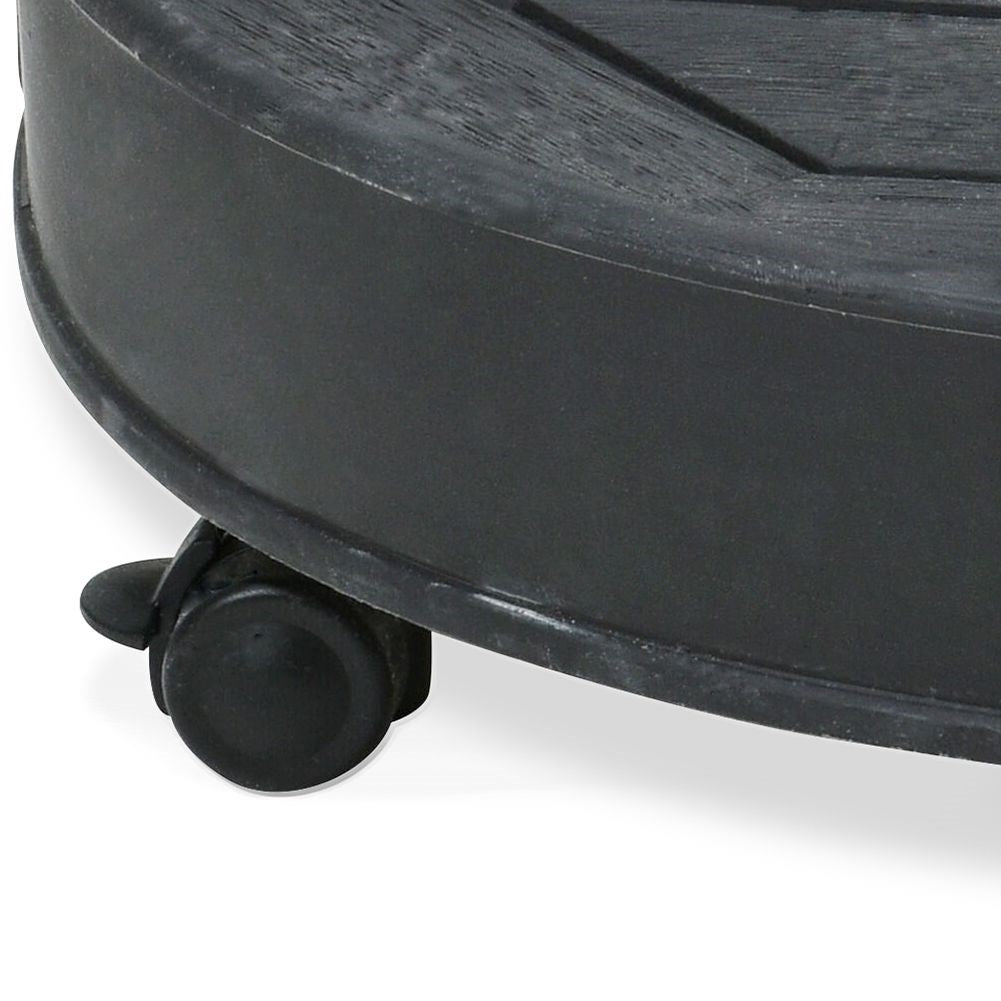 Tung bas för stabilt trädgårdsparasol, 27 kg