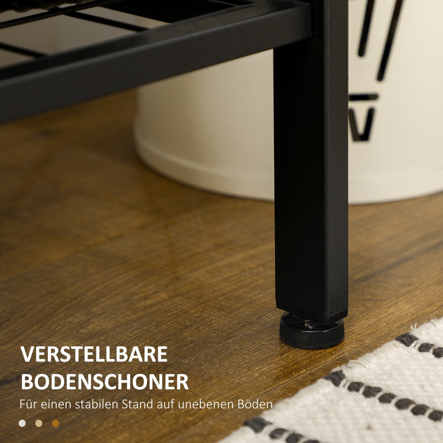 Tygväska i stål, rustik brun finish