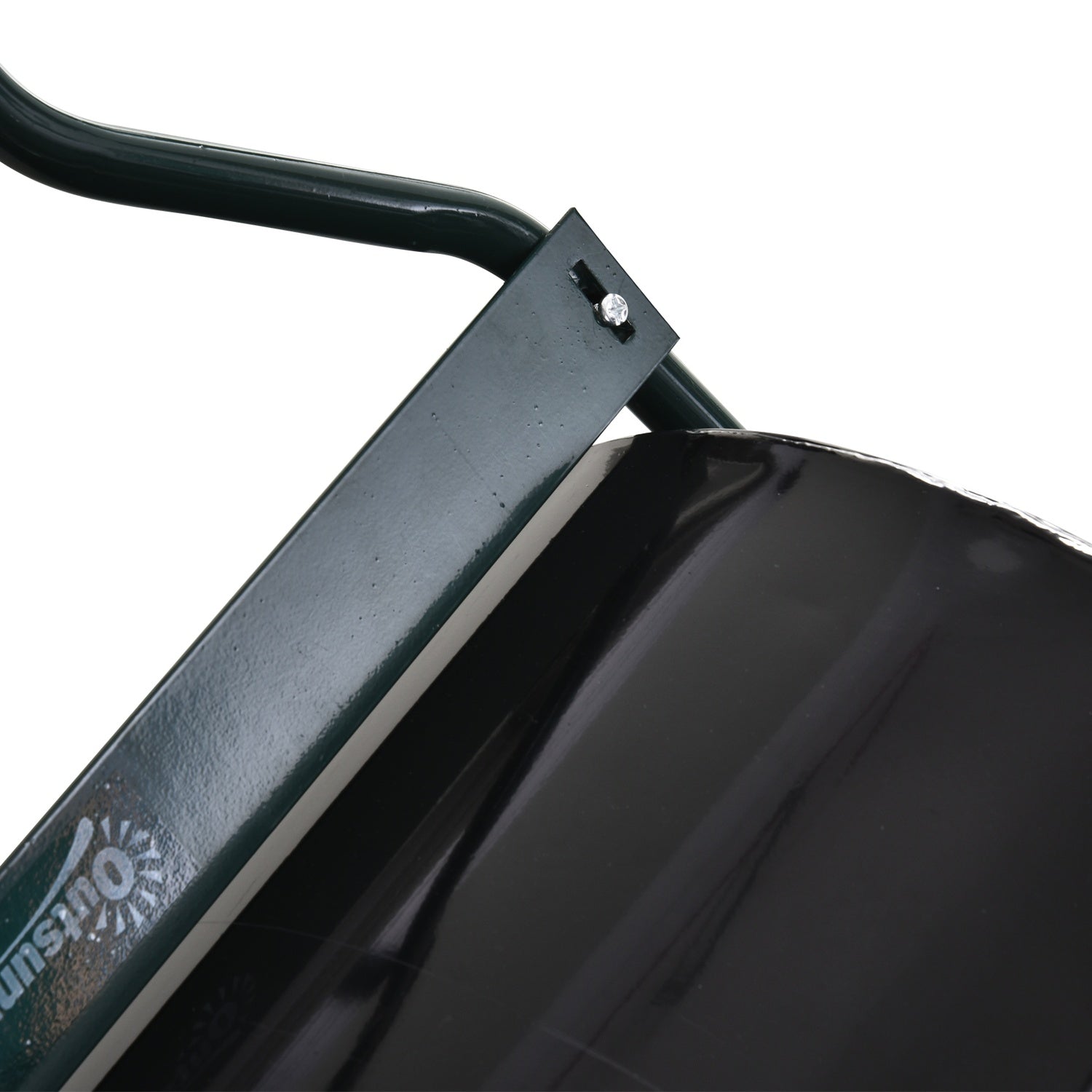 Gräsrulle 40cm, fyllbar metall – vatten/sand, svart