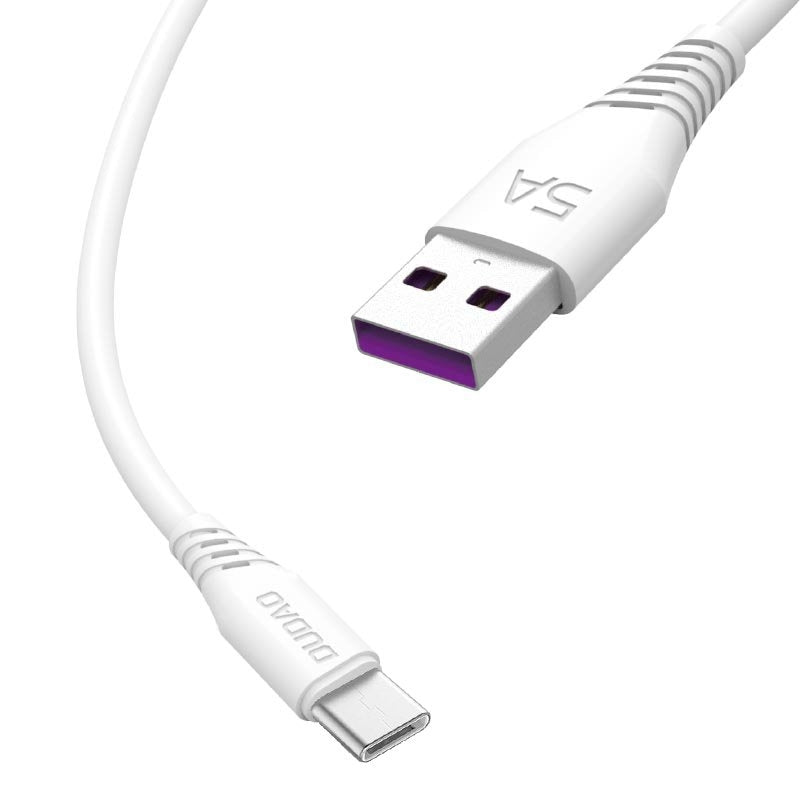 USB-kabel - USB-C 5A 1m vit
