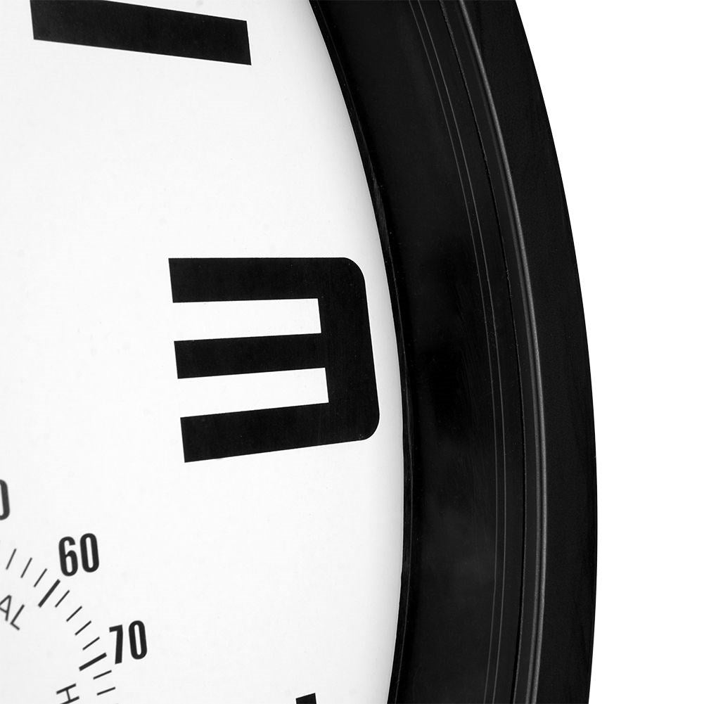 Unik väggklocka 25cm med termometer och hygrometer
