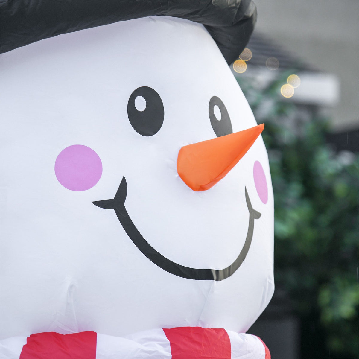 Opblaasbare 2,4m LED Sneeuwpop Kerstdecoratie, binnen/buiten