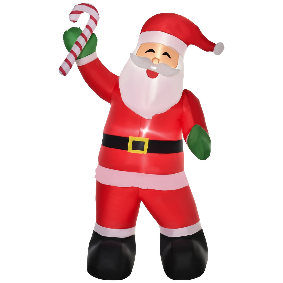 Opblaasbare Kerstman Met Candy Cane LED, 250cm