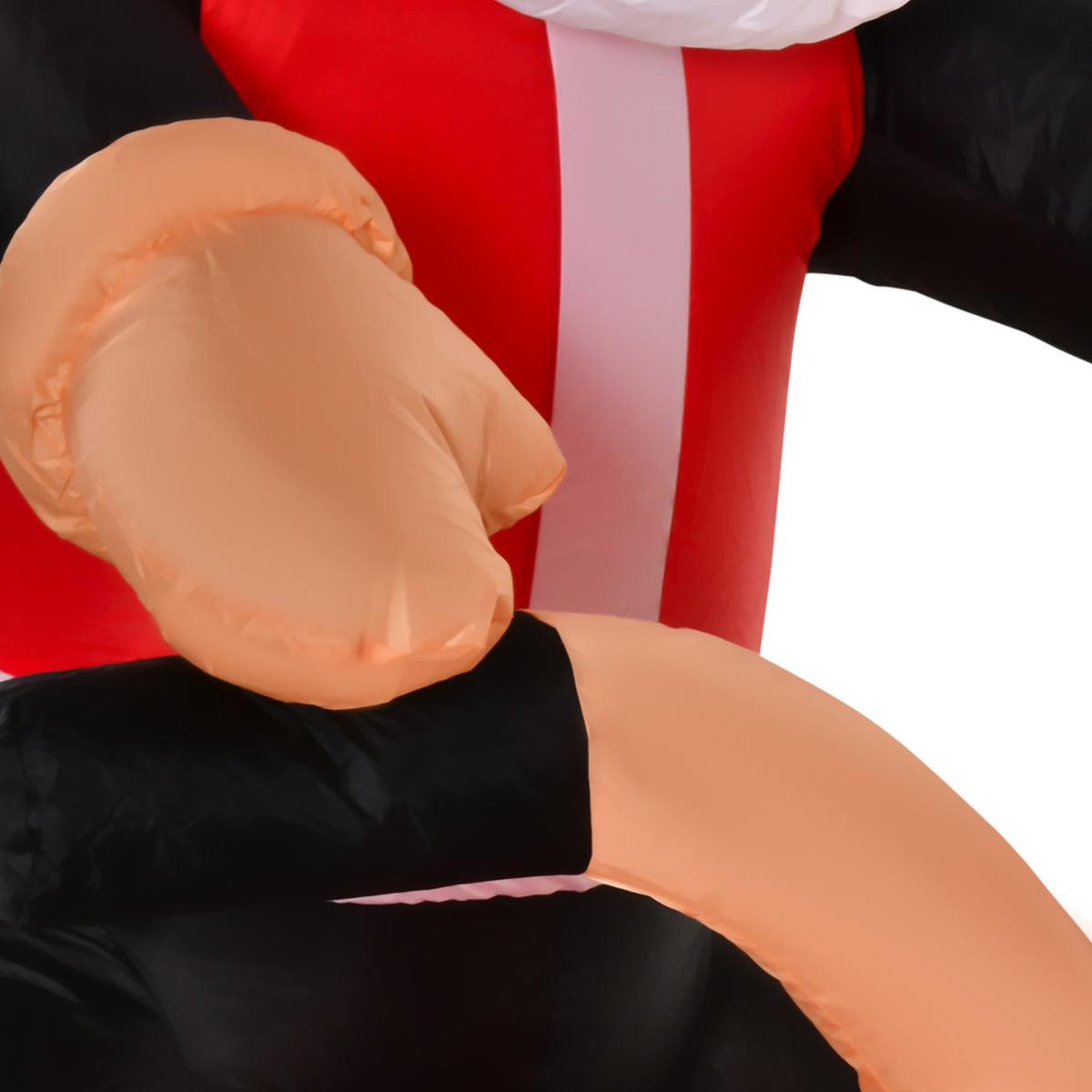 Nafukovací venkovní vánoční dekorace Santa Clause s LED diodami, 1,65 m