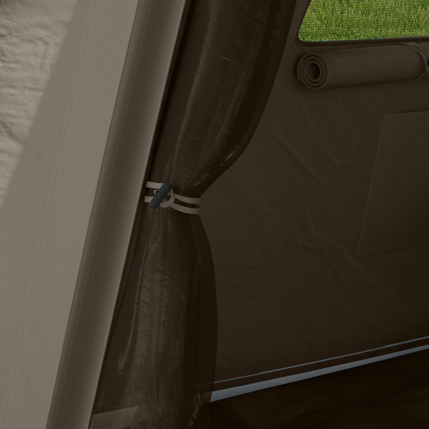 Uppblåsbart 1-2 personers campingtält – vindtätt, 4 säsonger