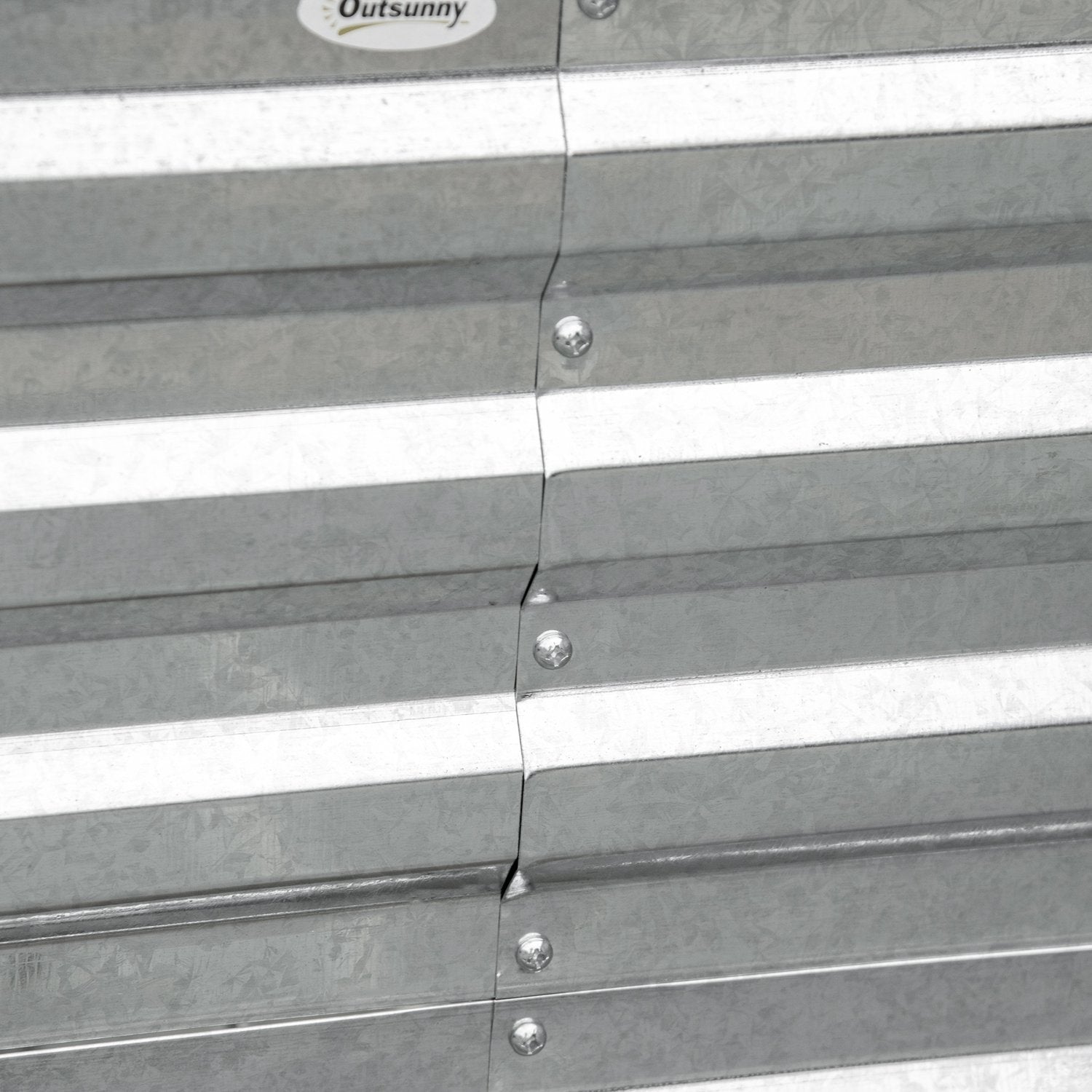 Trädgårdssäng i stål – 180x90x60 cm, perfekt för grönsaker