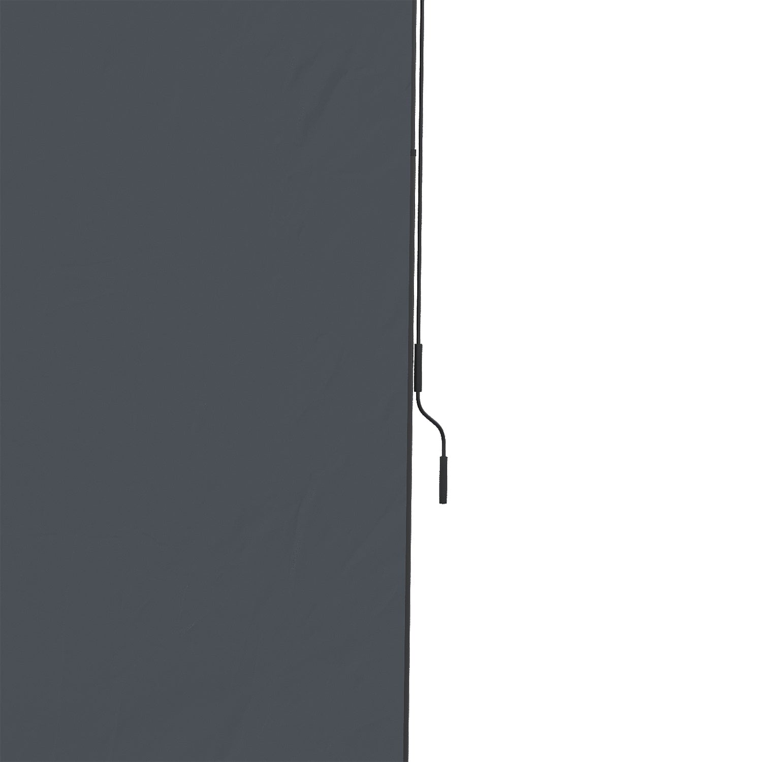 Vertikal Markis 200x292 cm, Justerbar Grå Aluminium