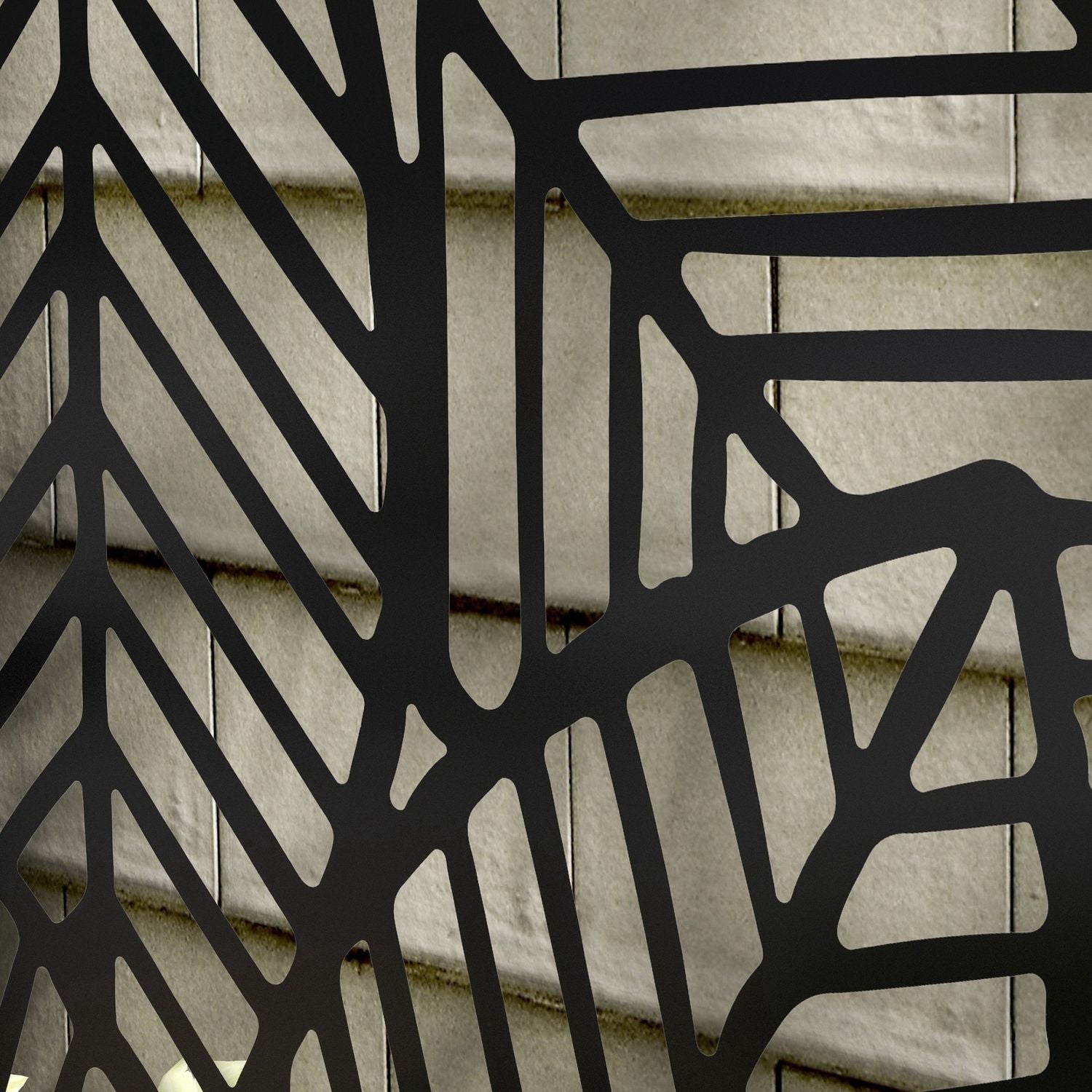 Väggmonterad plantering i metall med spaljé, 61x23x113cm