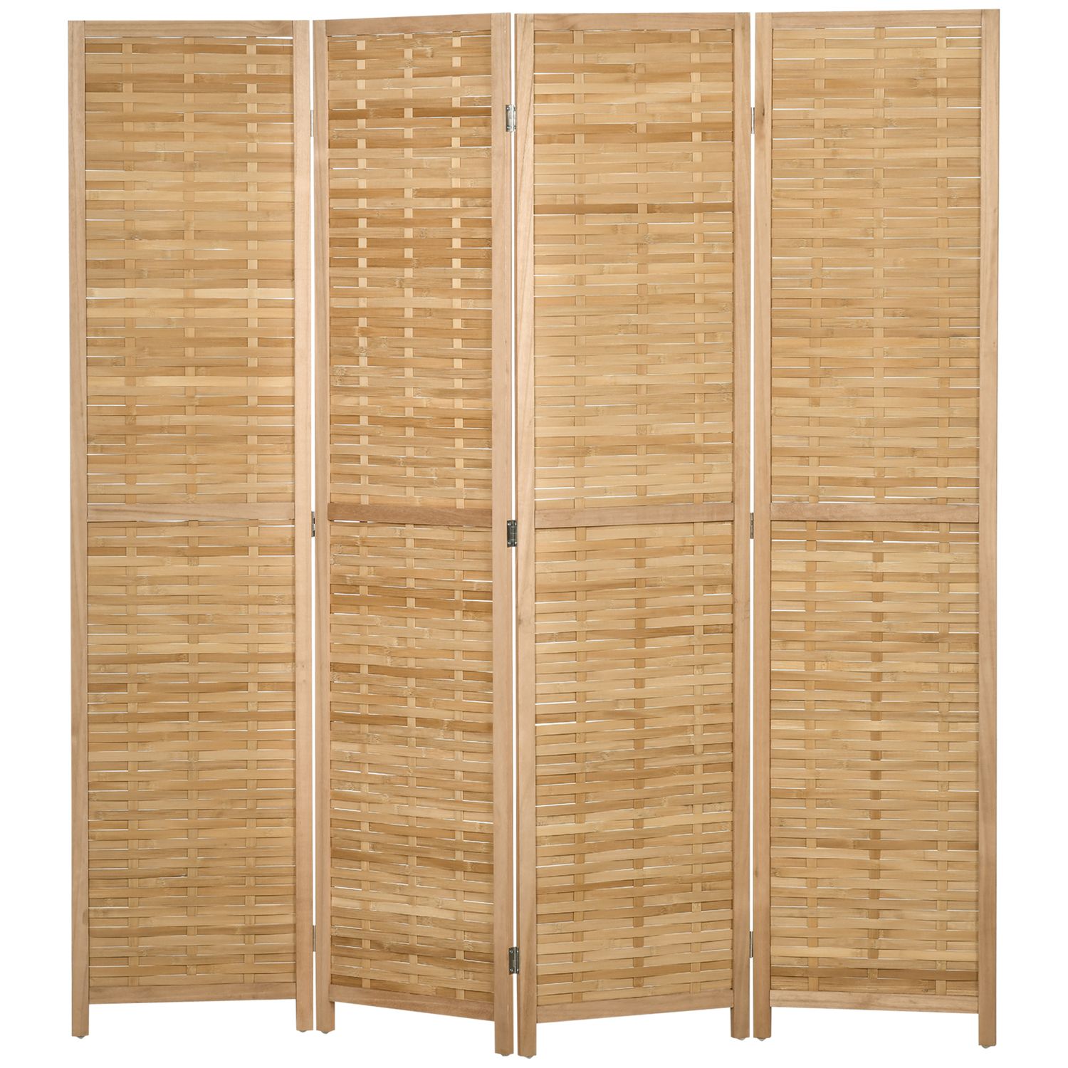 Vikbar Bamboo Privacy Screen – Natural Room Divider 160x170 cm