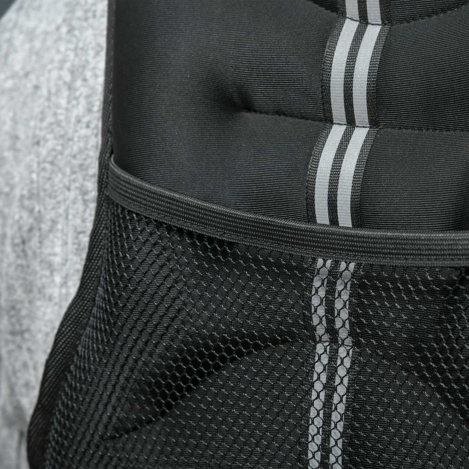 Viktad väst 10 kg justerbar styrketräning, svart