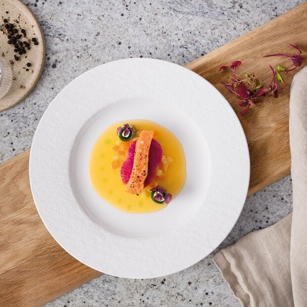 Villeroy & Boch Manufacture Rock - servisset, 6 delar, vit