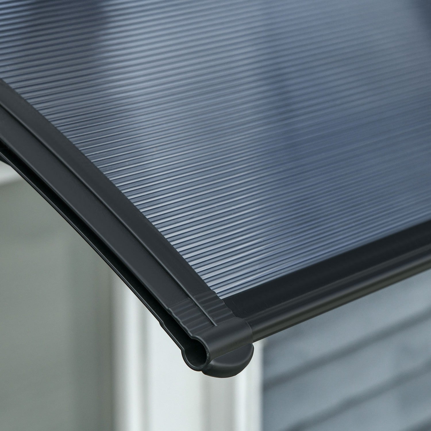 Välvd ytterdörrstak, 100x75 cm, UV & Regnskydd