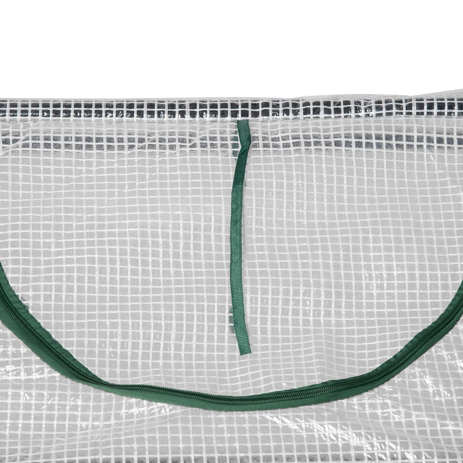 Växthus med fönster – 120x60x60 cm, Vit PE Kallram