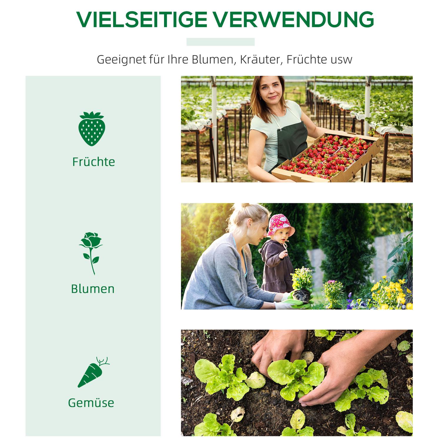 Växthus med fönster, grön PE Kallram, 180x60x60Cm