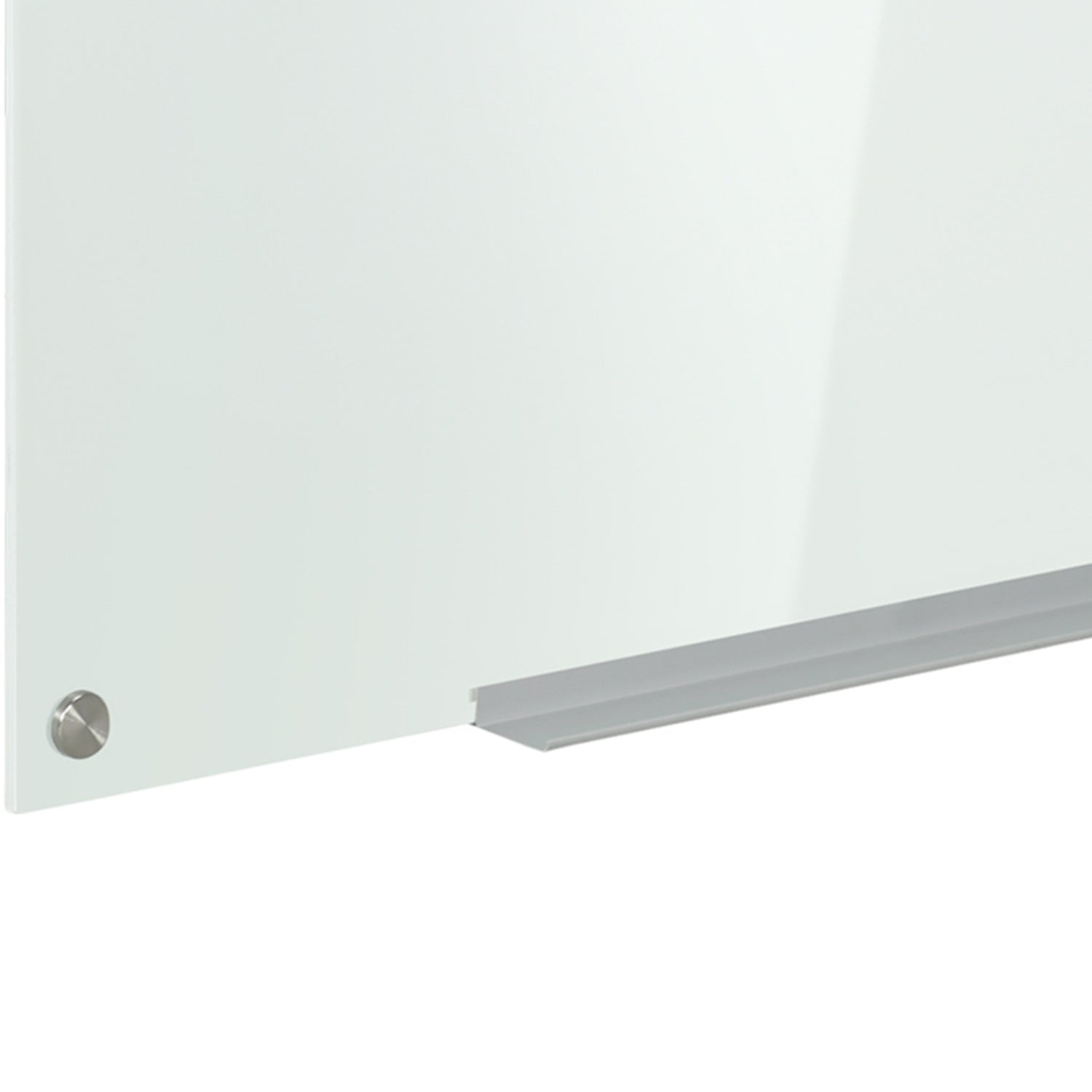 Whiteboard glastavla, staffli, hylla, 90x60Cm, 4 pennor