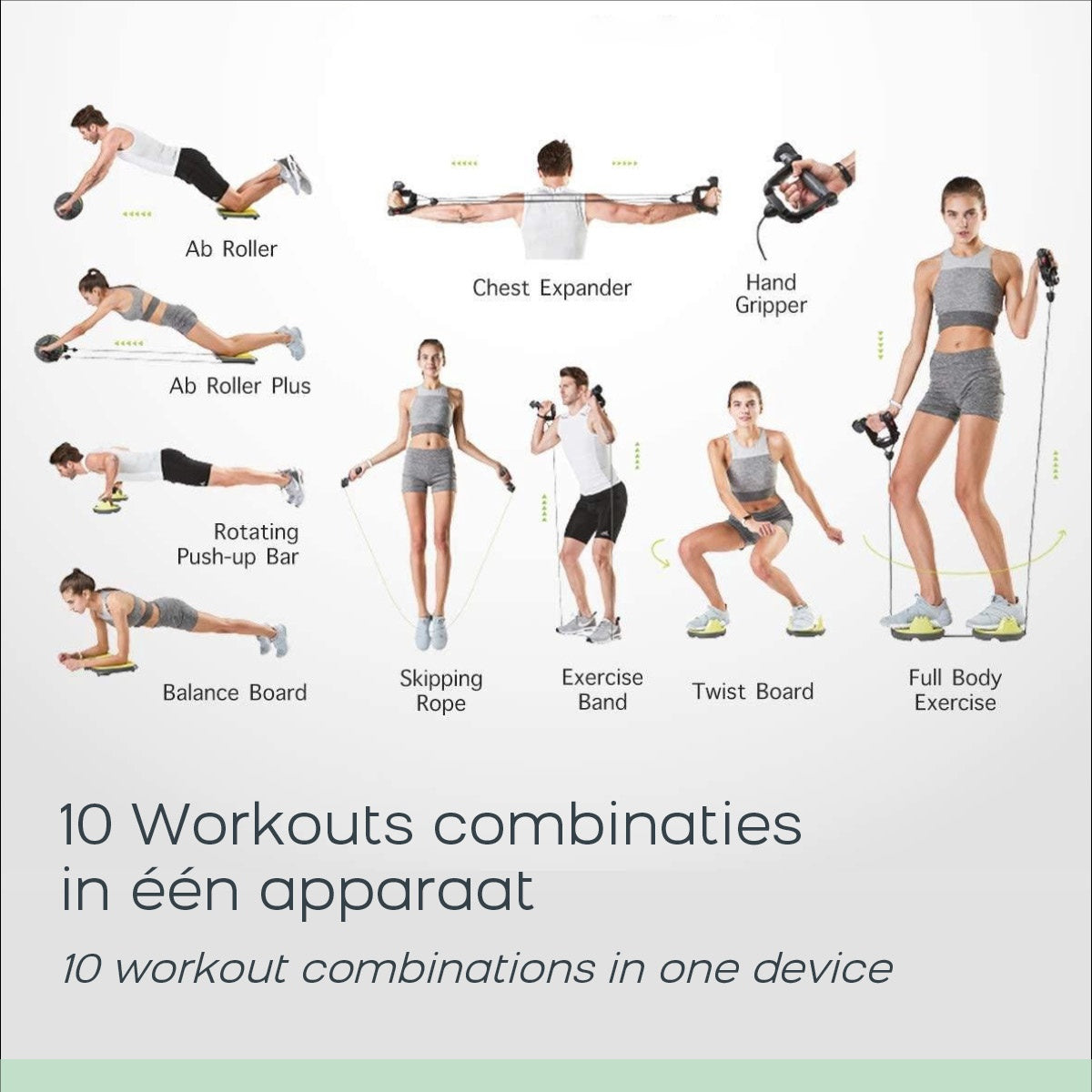Wonder Core Genius - 10-i-1 Fitness Device