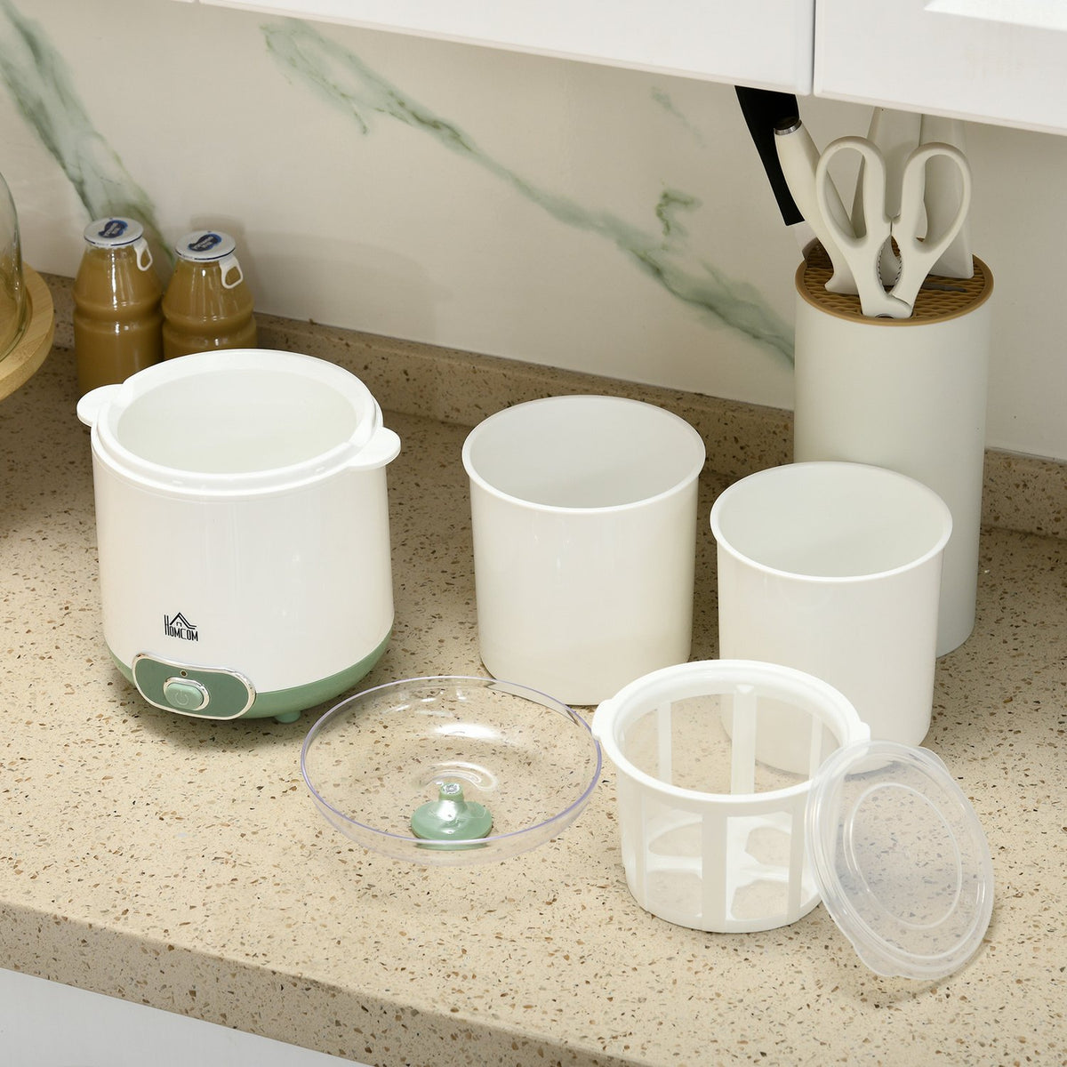 Yoghurtmaskin, 1,5 l kapacitet, BPA-fri, 20 W effekt
