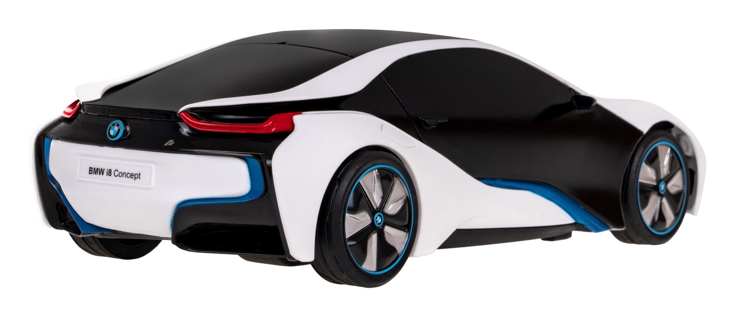 1:24 BMW i8 R/C bil med LED-ljus & gummihjul