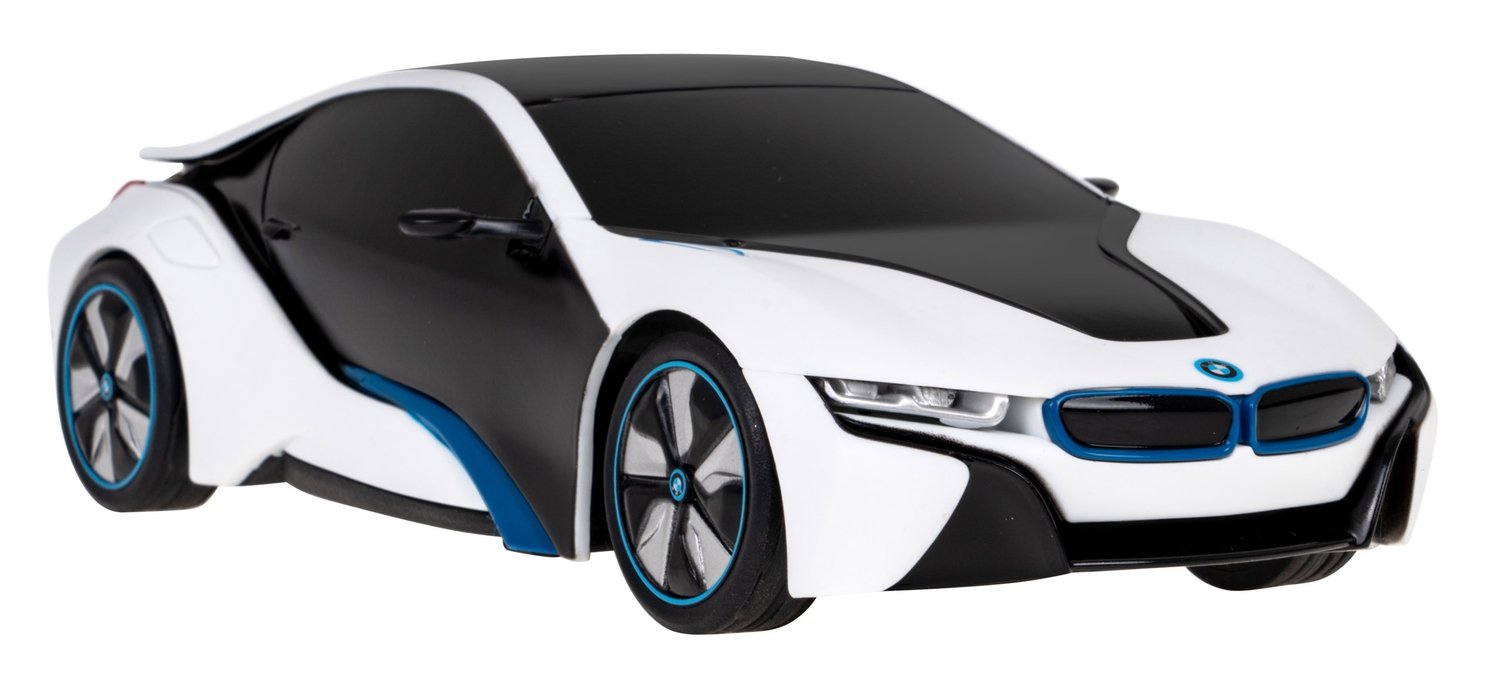 1:24 BMW i8 R/C bil med LED-ljus & gummihjul