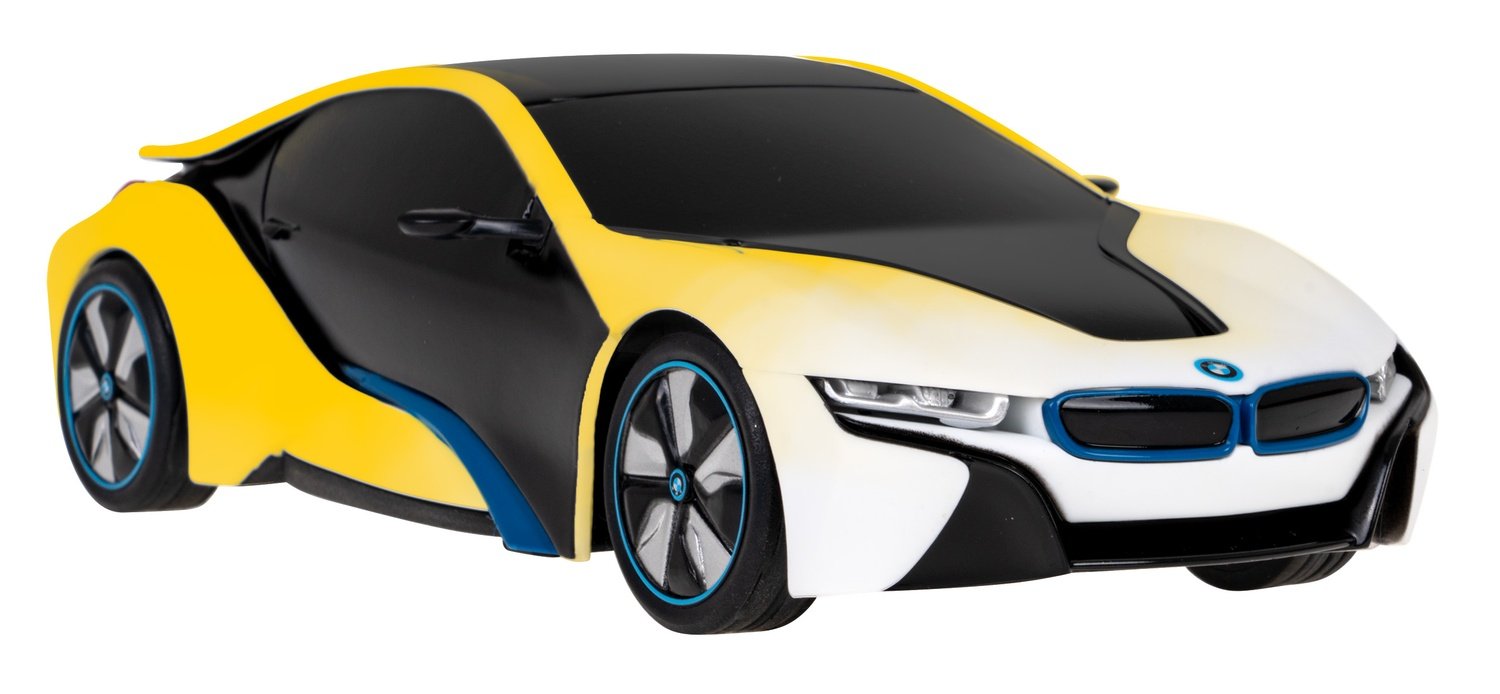 1:24 BMW i8 R/C bil med LED-ljus & gummihjul