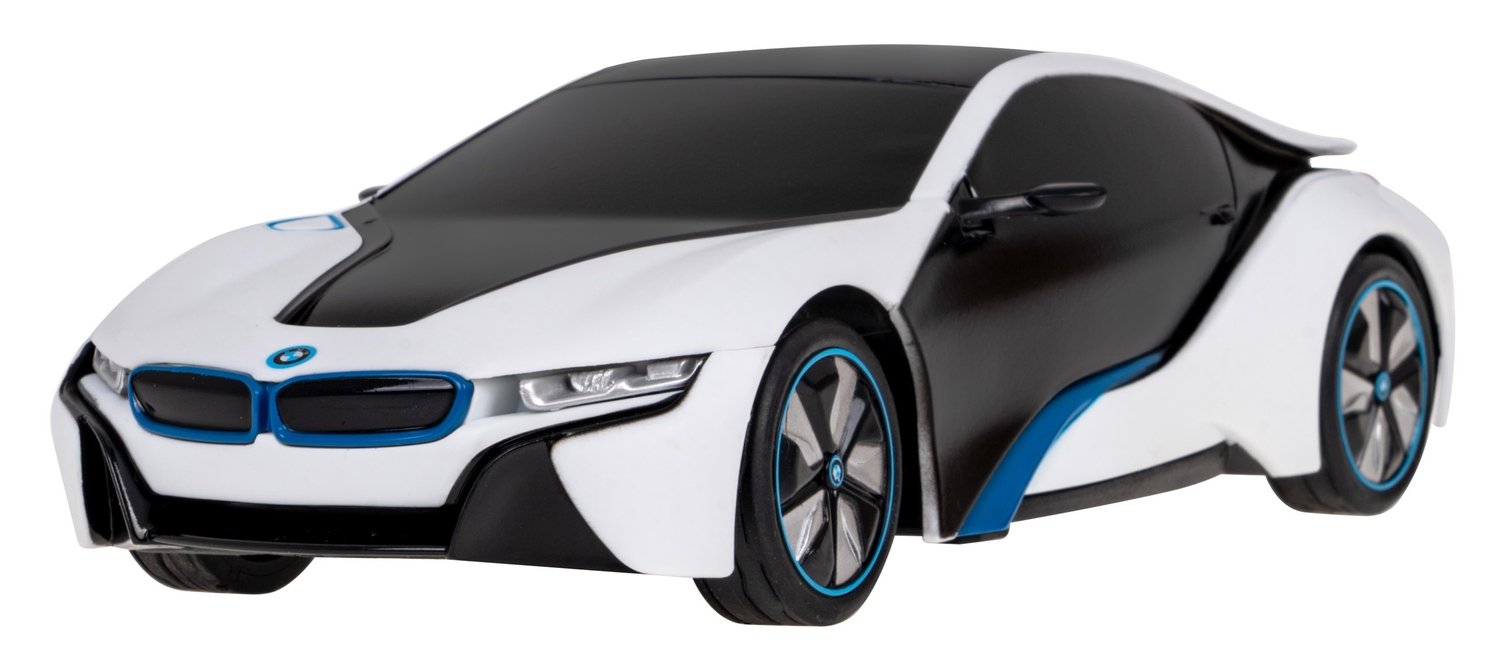 1:24 BMW i8 R/C bil med LED-ljus & gummihjul